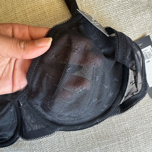 Tommy Hilfiger Black Mesh Bra - Picture 5 of 5